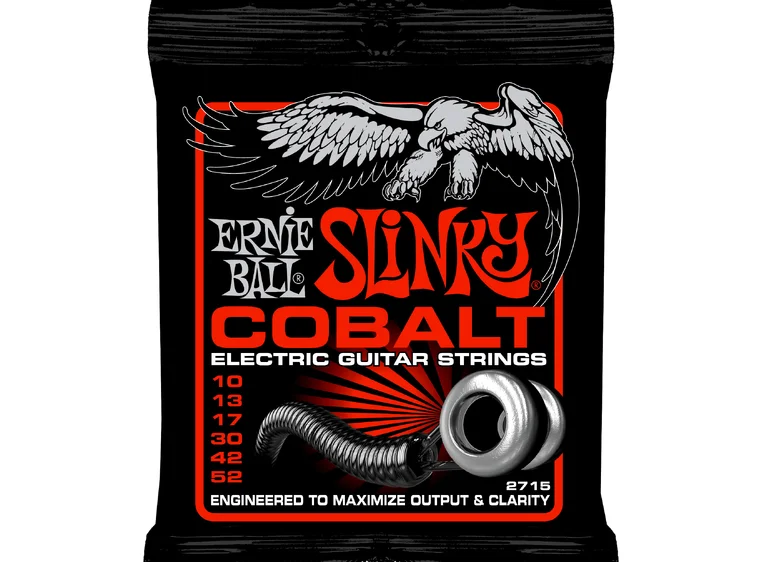 Ernie Ball EB-2715 Cobalt Skinny Top (010-052) Heavy Bottom Slinky 